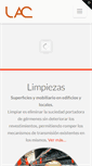 Mobile Screenshot of limpiezas-lac.com